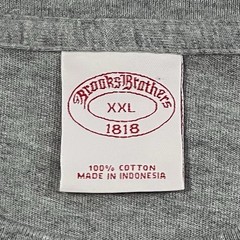 Brooks Brothers One-Point Size XXL Gray Tee (Retail $40)