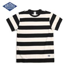 NON STOCK Retro Men’s Striped Short Sleeve T-Shirts Basic Cotton Casual Shirt