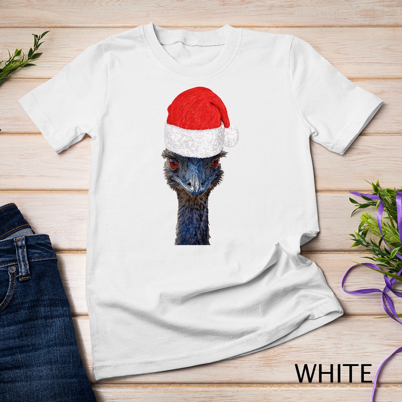 Emu Bird Christmas Gift Idea Emu Animal Flightless Bird Unisex T-shirt gallery