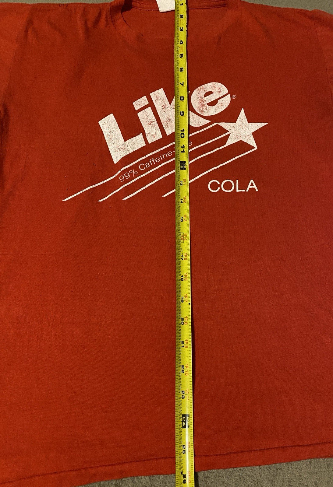 Vintage 80s Like Cola Fit Small Red Single Stitch T Shirt gallery