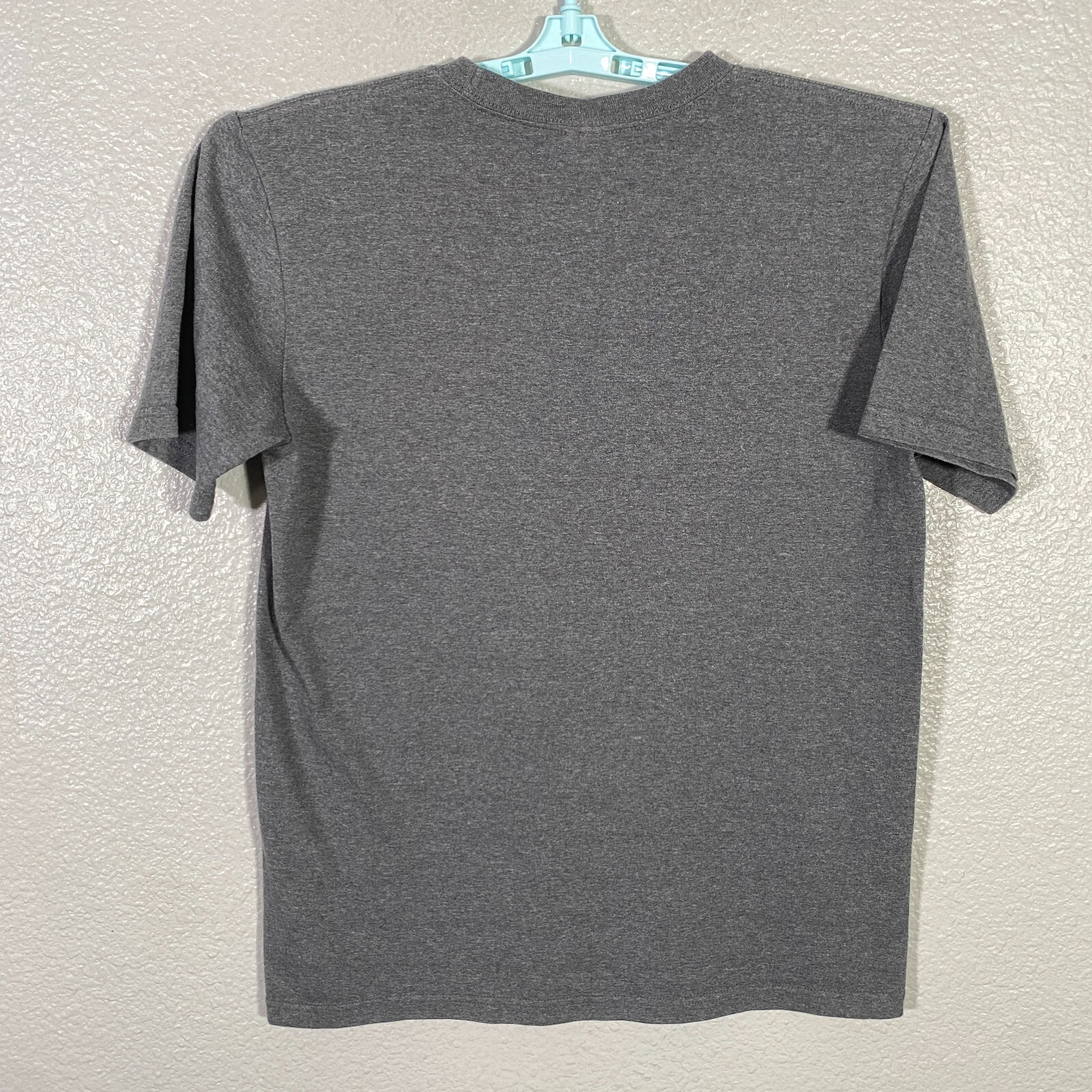 The North Face Shirt Mens Small Gray Red Short Sleeve Spellout Outdoor Hiking gallery
