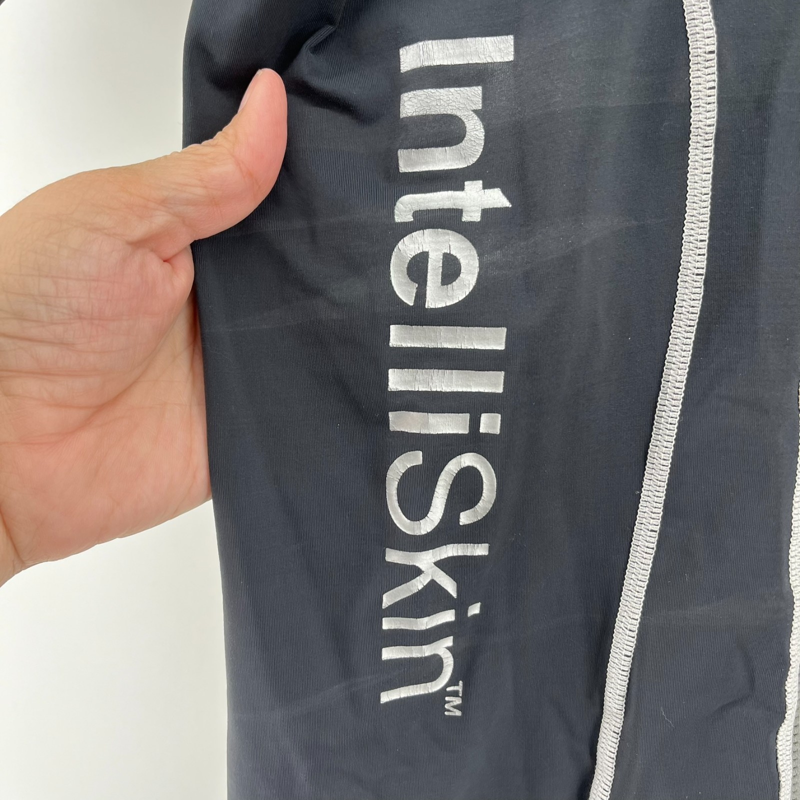 IntelliSkin Shirt Top Men Medium Black Posture Compression Tee Athletic Made USA gallery