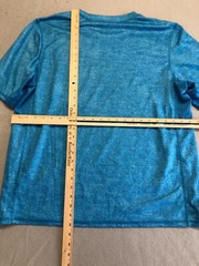 ZeroXposure Shirt Men’s Large Extra Blue Heather Knit Casual Activewear
