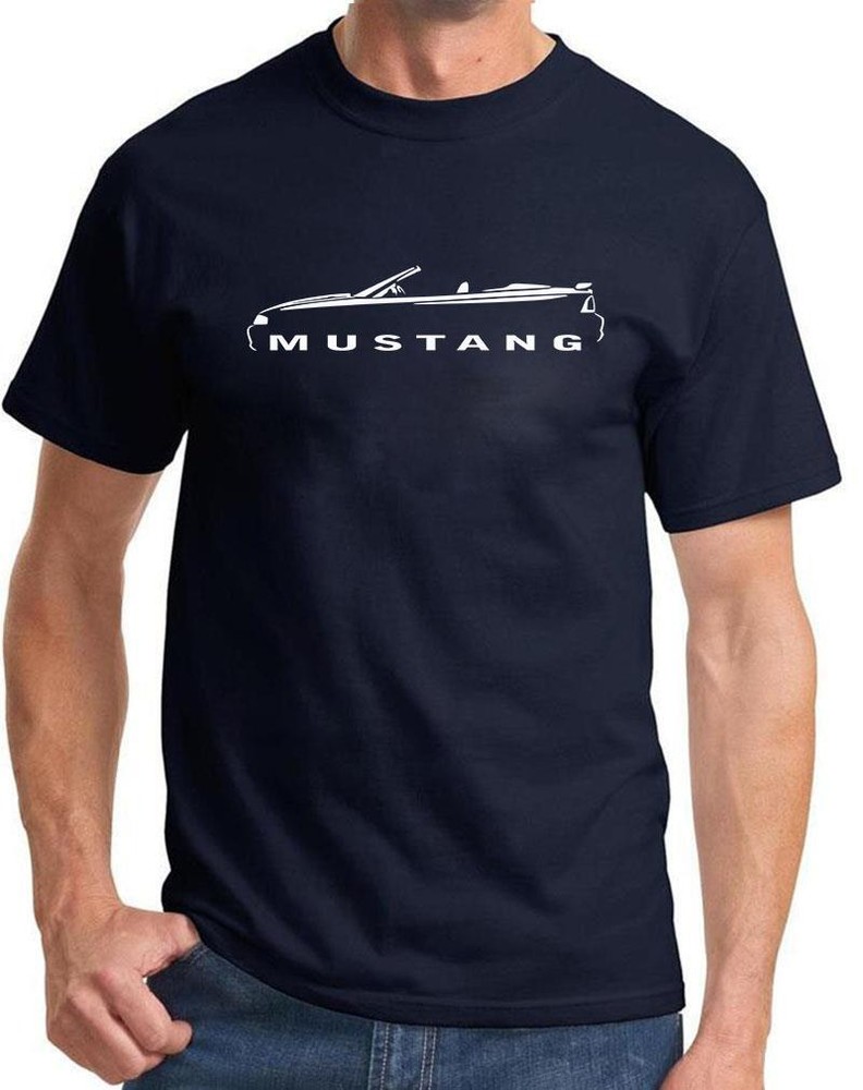 1994-98 Ford Mustang Convertible Classic Outline Design Tshirt NEW COLORS