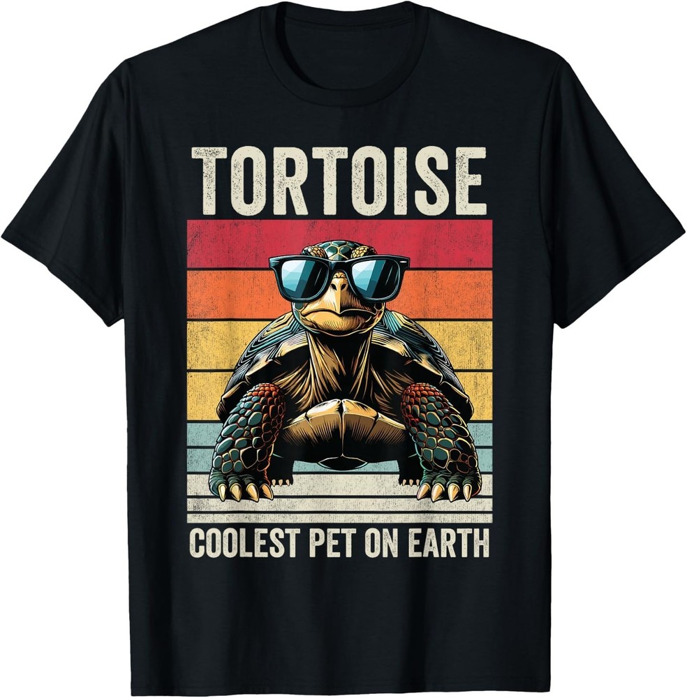 Tortoise Coolest Pet On Earth, Funny Tortoise T-Shirt