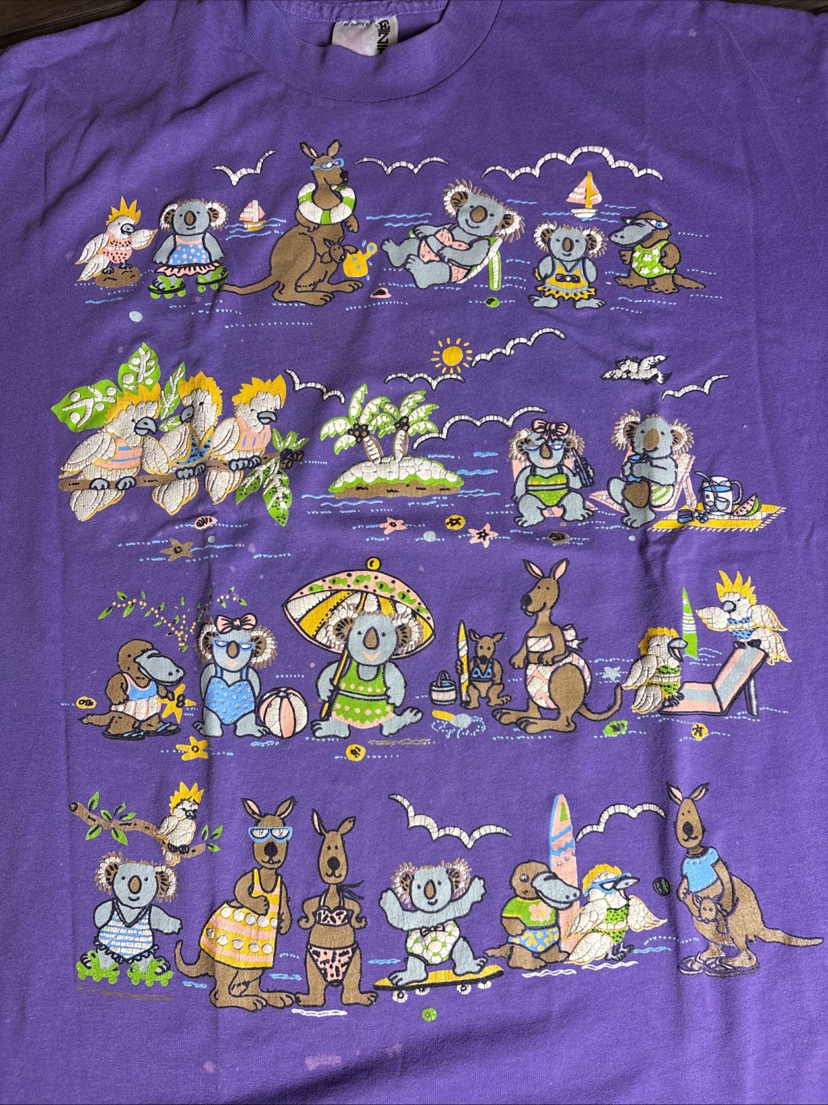 Vintage 80s 90s Koala Bear Australia T-Shirt Made in USA Tourist Graphic Tee gallery