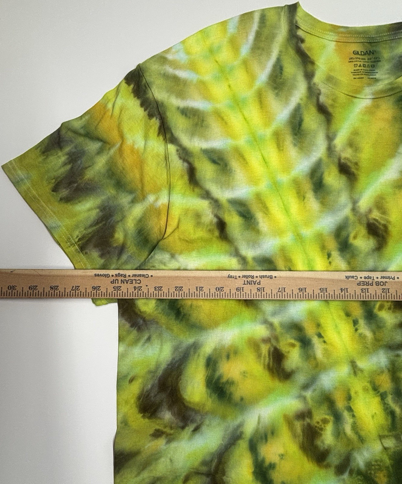 Handmade Ice Tie Dye Adult T-Shirt Unisex Size 2XL Multicolored Gildan Tee NEW gallery