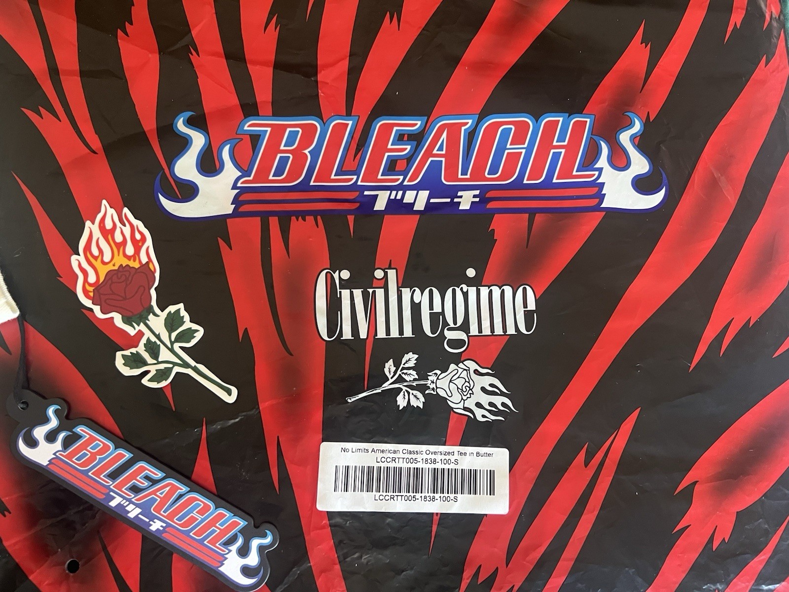 Civil Regime Bleach Ichigo American Classic In Butter Size Small Brand New w Tag gallery
