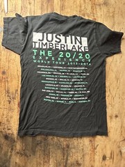 justin timberlake 20/20 experience Tour 2013-2014 Concert Shirt Size small S