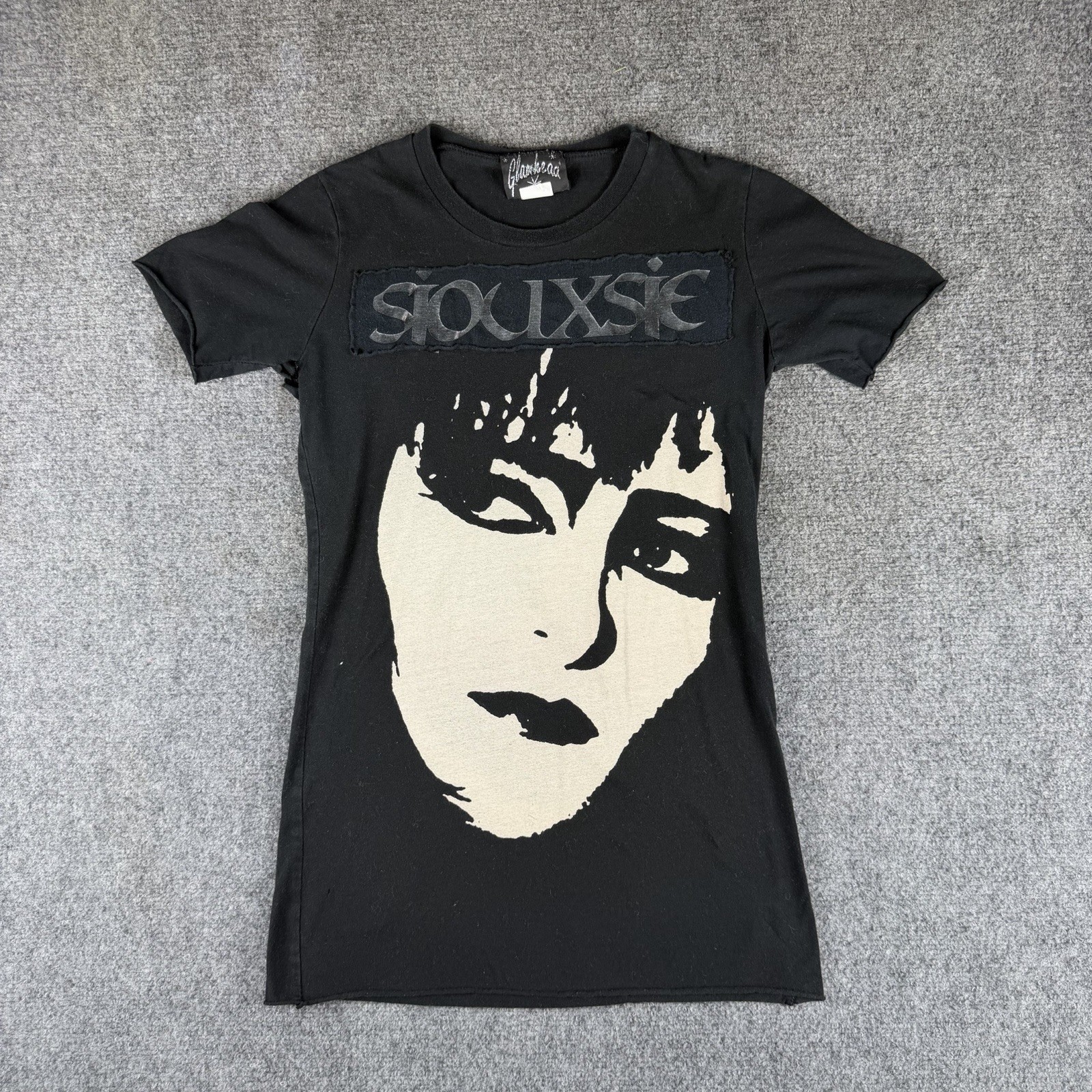 Glamhead Siouxsie And The Banshees Shirt Womens Small Black Vintage 90s Punk Emo gallery