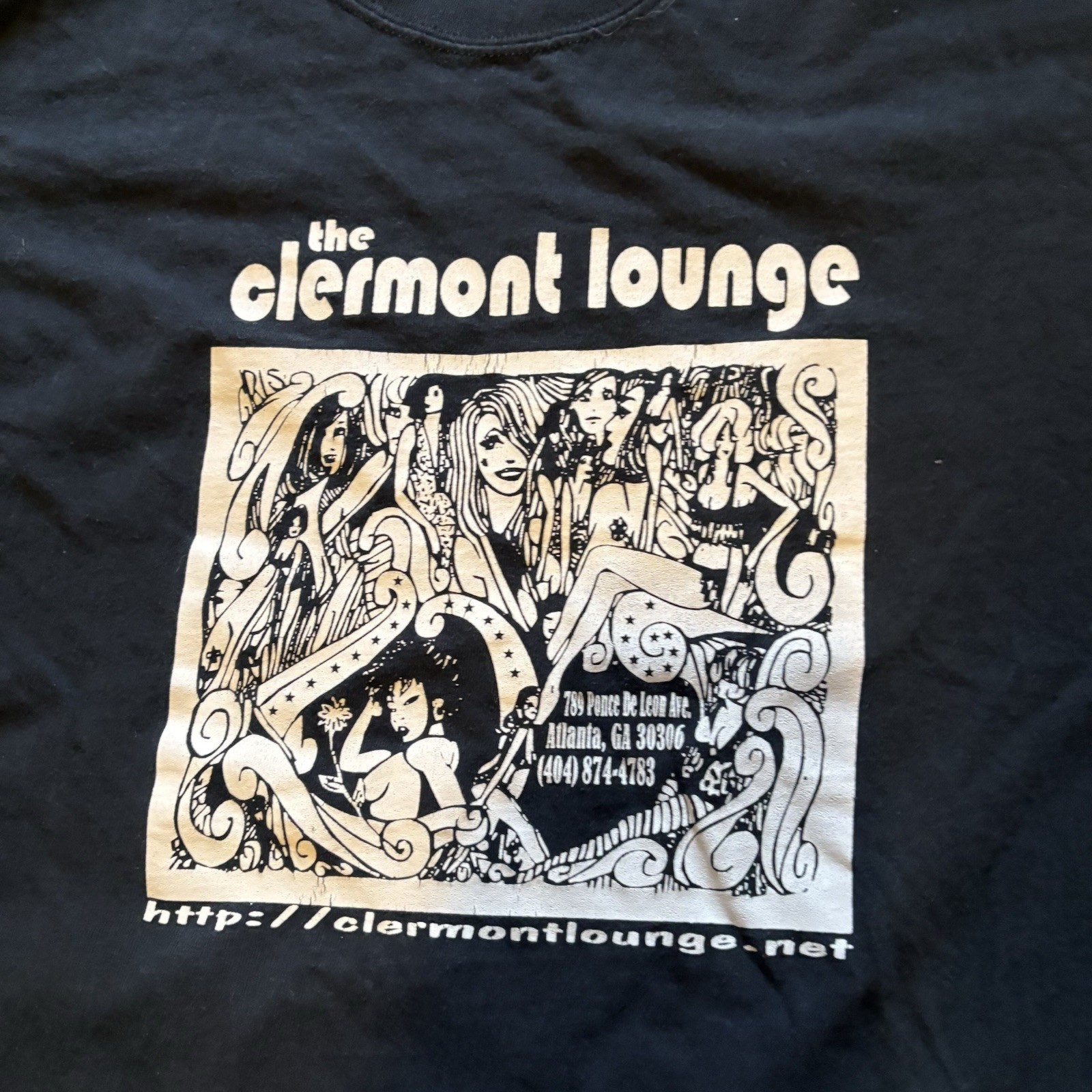 Vintage Clermont Lounge T Shirt Black Men’s M Atlanta Strip Gentleman's Club gallery
