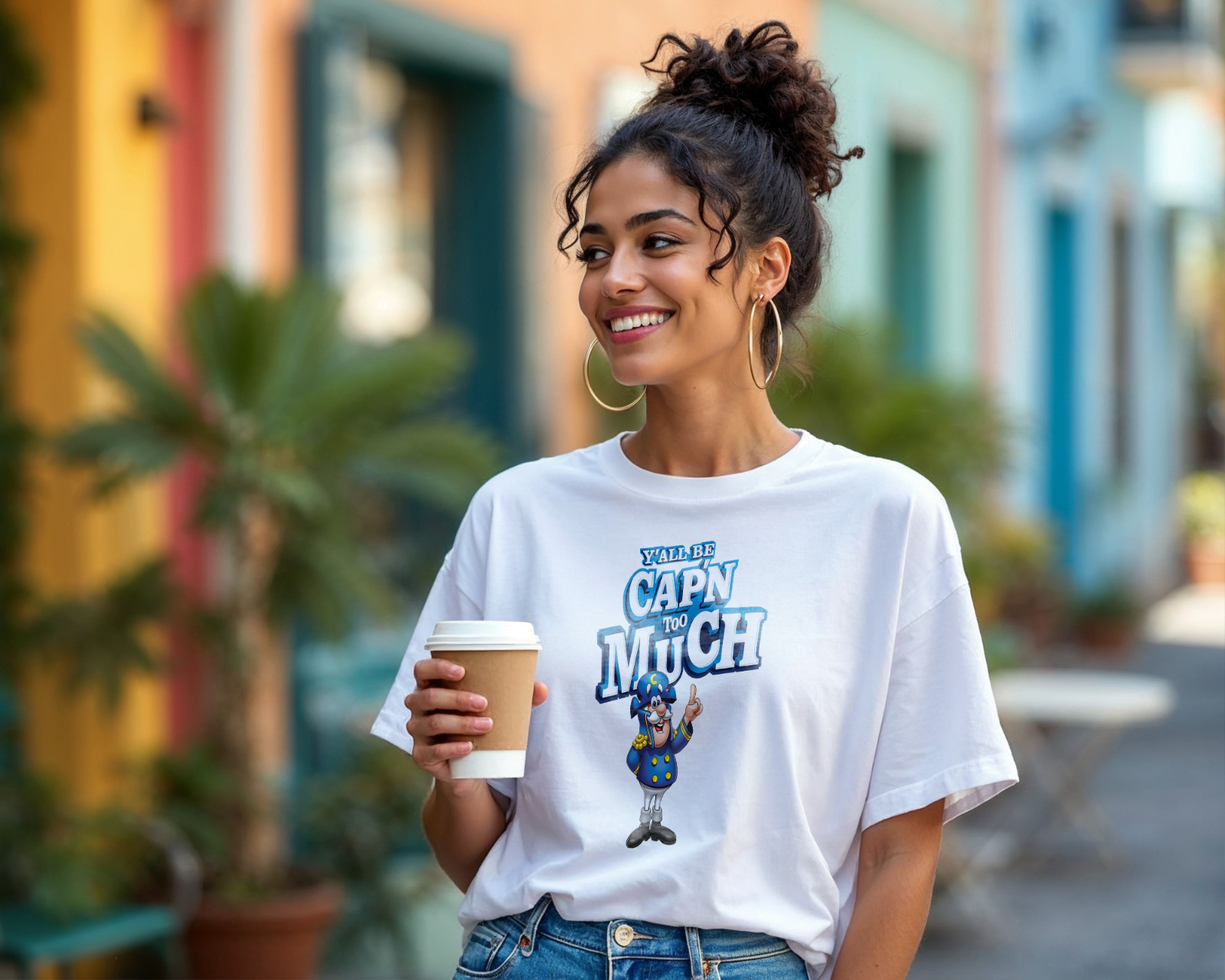 Y’all Be Cap’n Too Much T-Shirt – Funny Meme Graphic Tee A 241 gallery