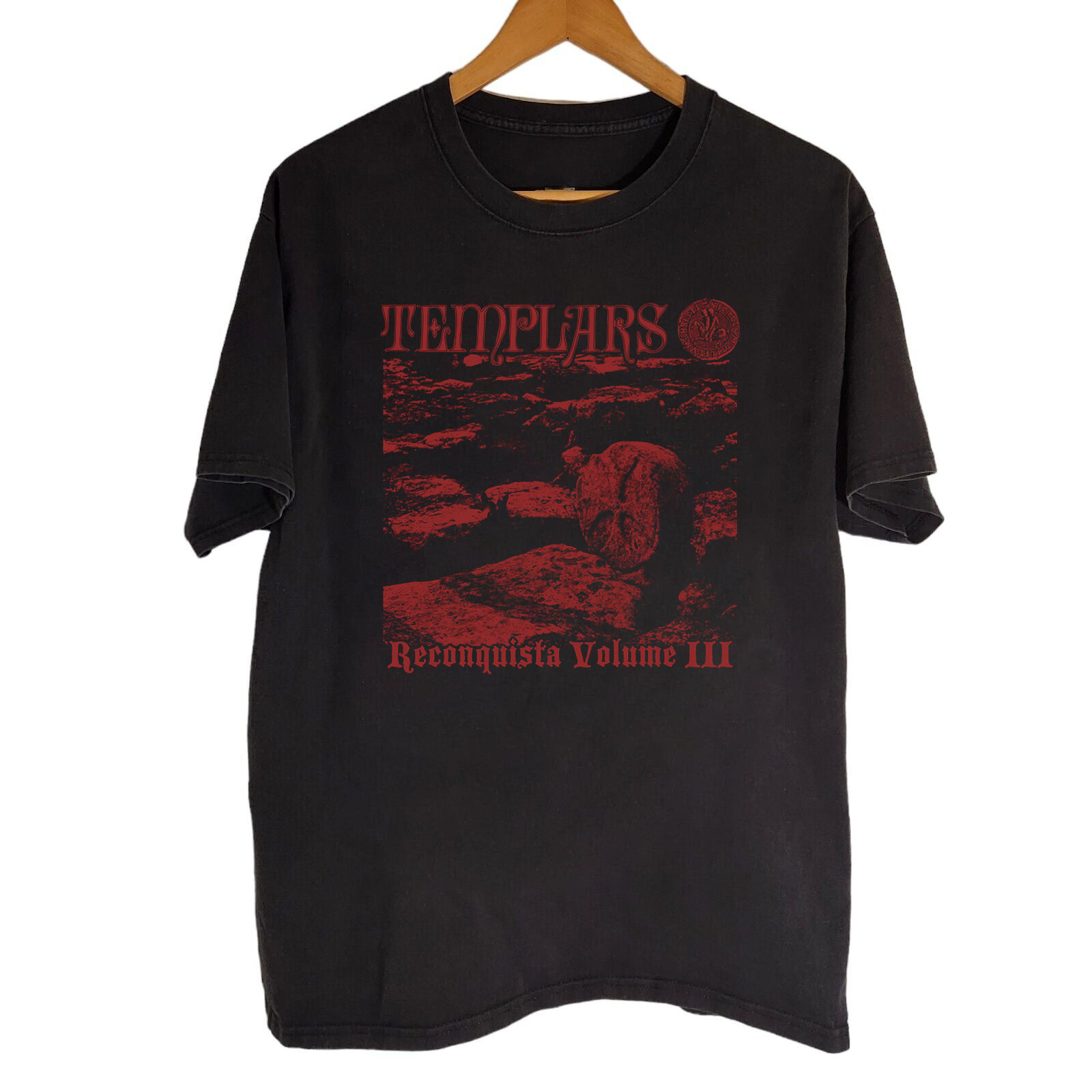 HOT! The Templars Band Black Cotton Shirt Full size S-5XL IA662