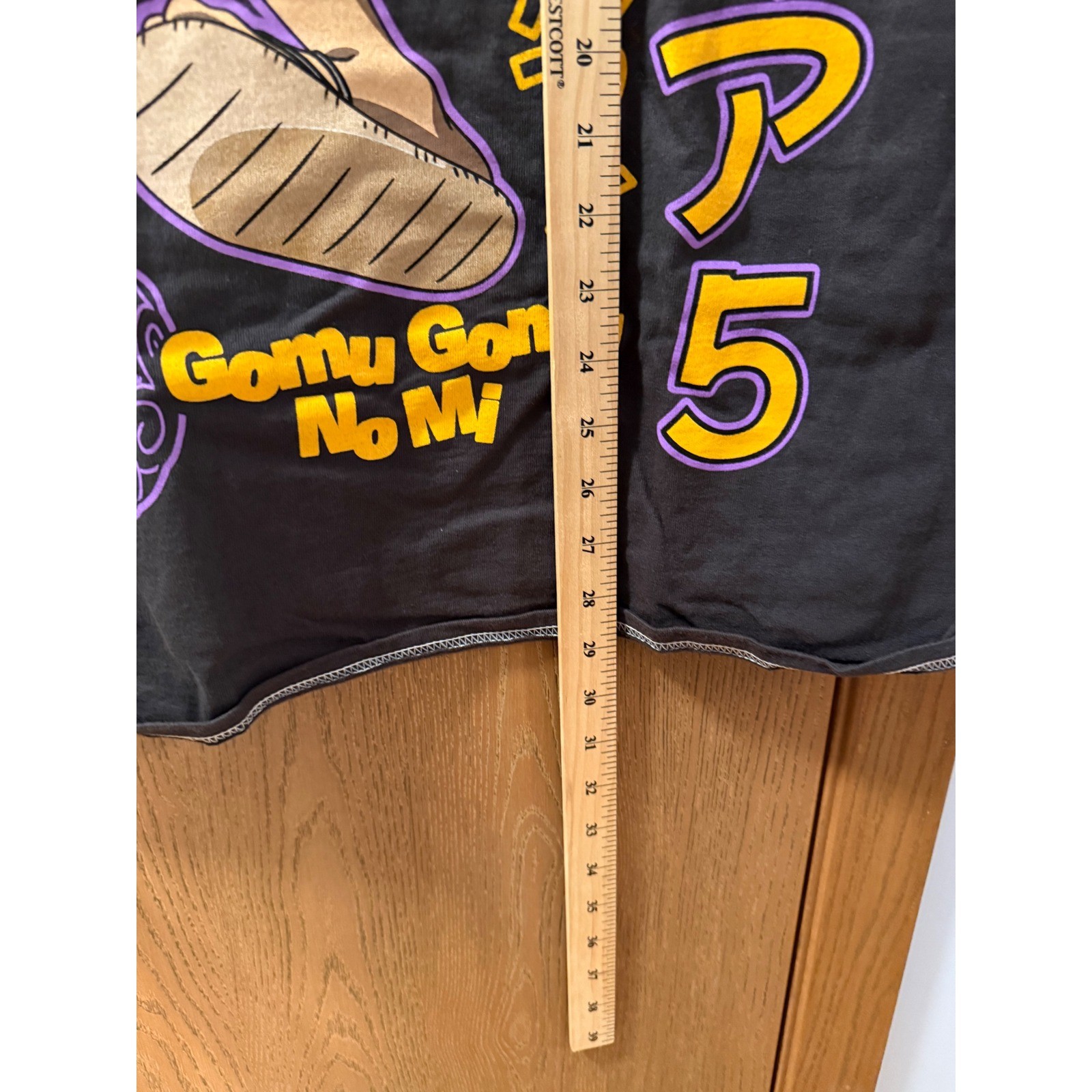 One Piece Ripple Junction Gear 5 Luffy Shirt Mens Large L Black NWT BoxLunch Tee gallery