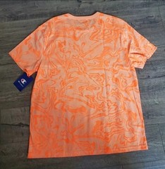 Champion Tee Liquid Marble Washed Melon Men’s T shirt Large Neon Orange / Logo