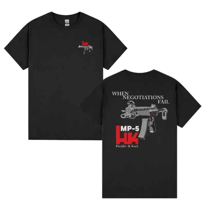 Heckler & Koch "When Negotiations Fail" MP5 T-Shirt – Tactical Submachine Gun gallery