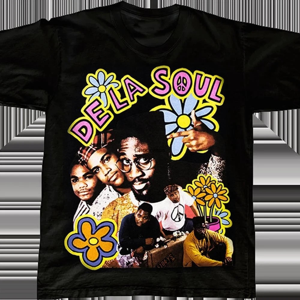 New Collection De La Soul Band Short Sleeve Black All Size Unisex T-Shirt PD1548 gallery