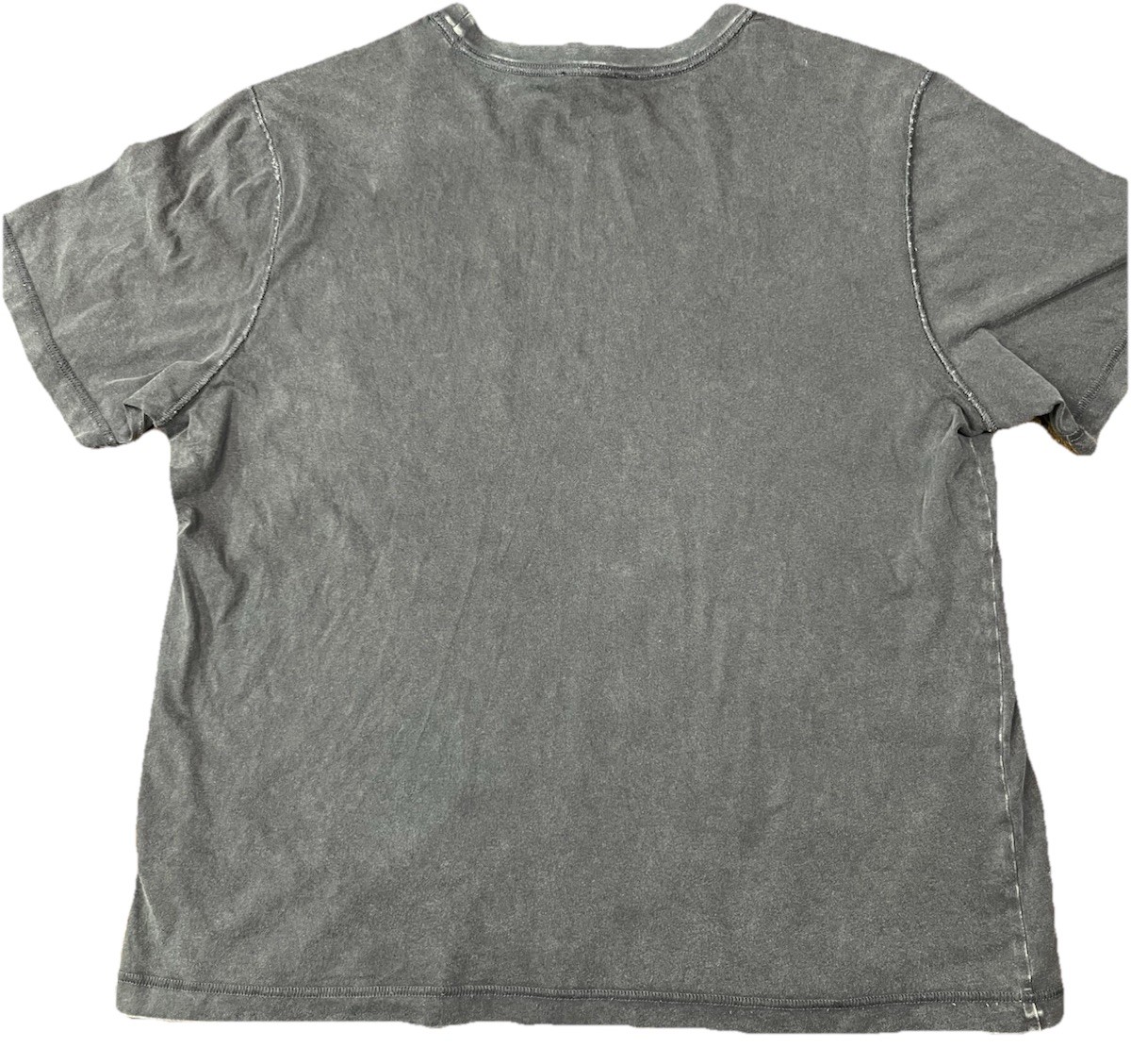 Truth By Republic Gray Distressed Short Sleeved T Shirt Embroidered Pocket XL gallery