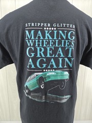 Stripper Glitter Traction Compound T Shirt Hot Rod Racing Size Large