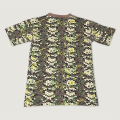 Vintage Diamondback Brown Green Camouflage Camo Snakeskin Pocket T-Shirt Large
