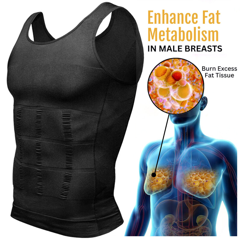 Mens Body Shaper Slimming Tummy Vest Compression Tank Top Faja camisa de hombre gallery