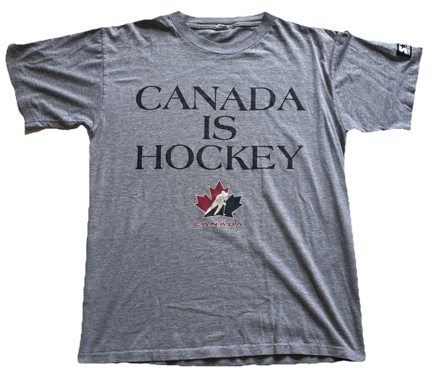 Vintage Starter Canada Is Hockey Shirt Size Medium gallery