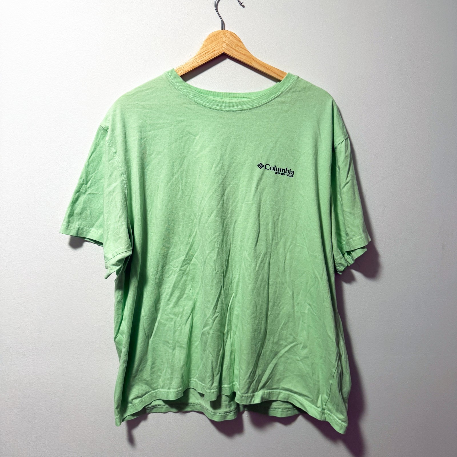 Columbia Shirt PFG Marlin Graphic Mens XL Green Short Sleeve Fishing Tee gallery