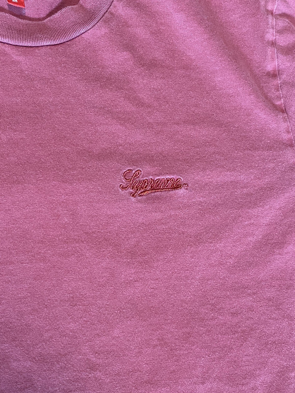 Supreme Overdyed Tee Brick Red SS16 Men's Size Medium Rare T-Shirt 2016 gallery