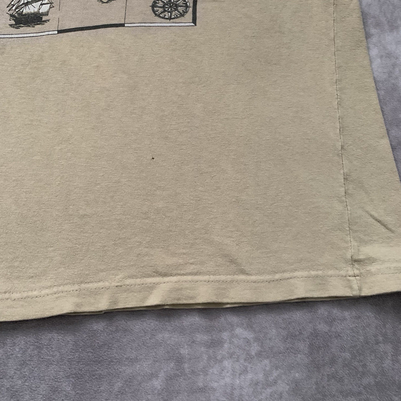 Vintage 90s Australia Map Shirt Size L Graphic Nature Ocean Koala gallery