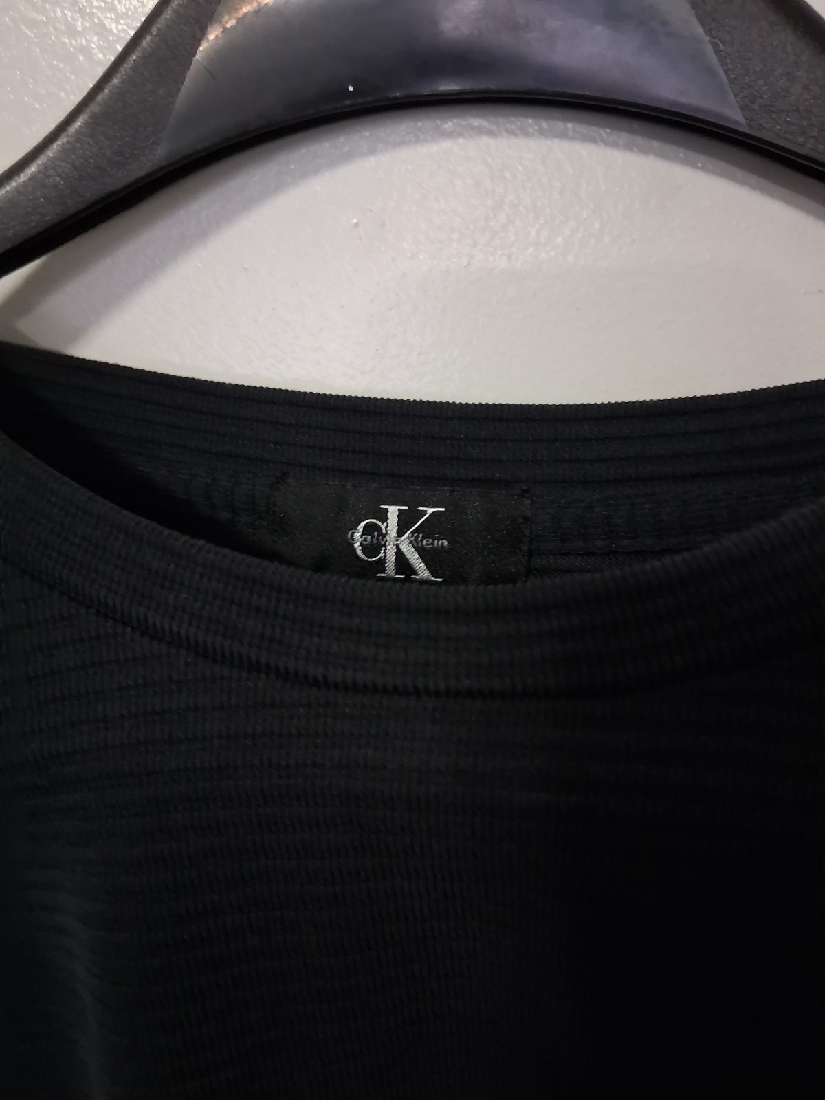 CALVIN KLEIN Black Short Sleeve Casual Shirt! Stretchable! Size XXL gallery