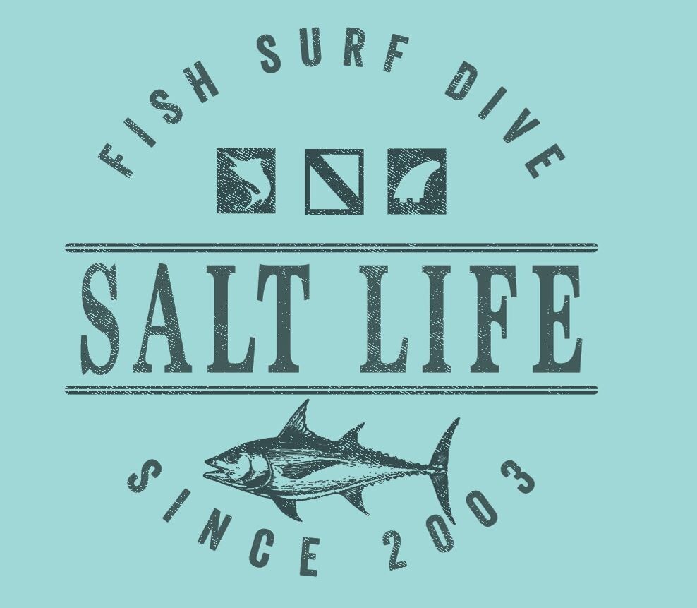 Salt Life Sea Monster UV Protection Performance Tee Pool M Live Salty NWT gallery