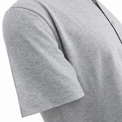 Men’s Slim Fitting Short Sleeve Crew Neck Henley Cotton Slub Tee S-2XL New