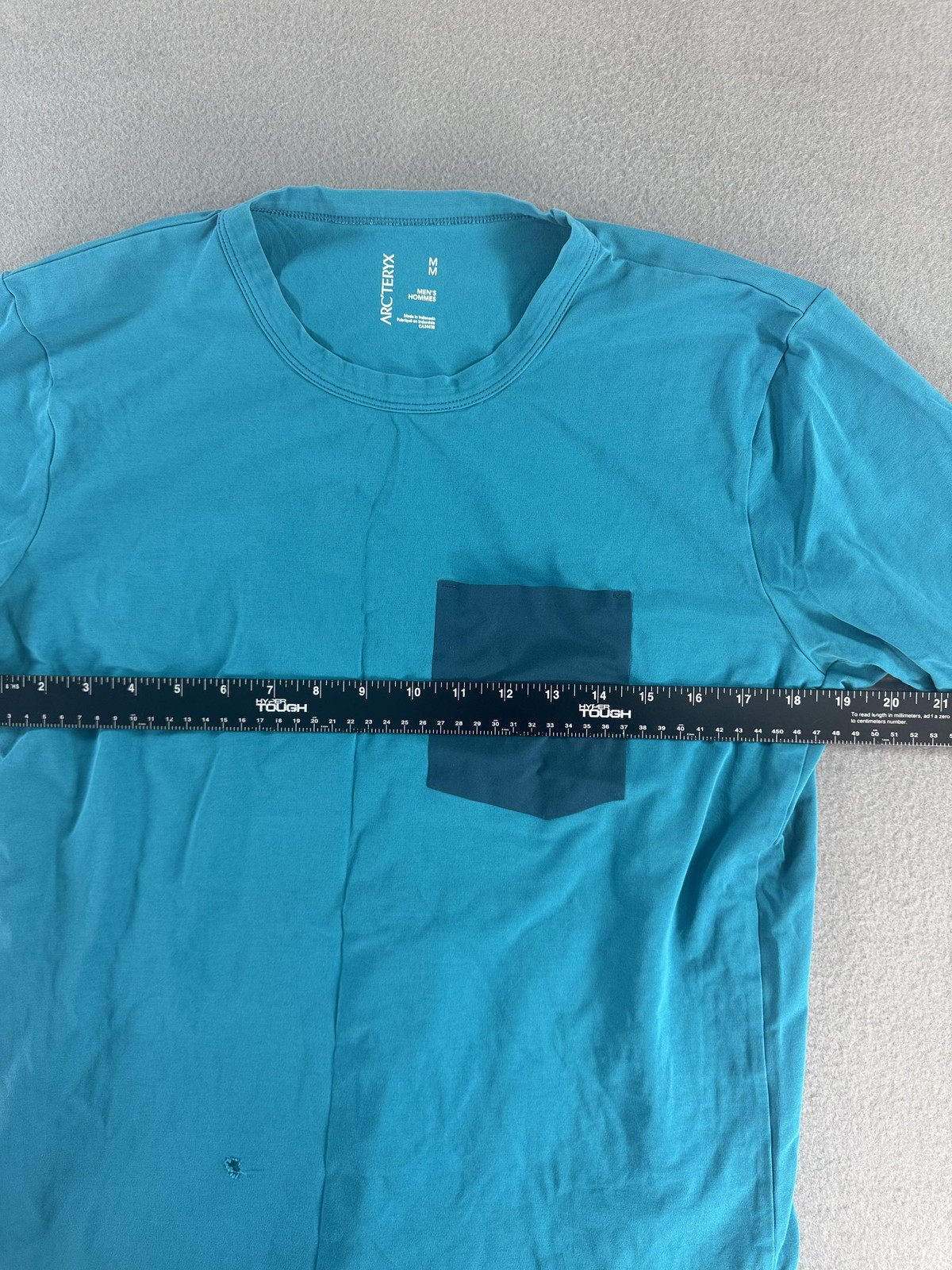 Arc'teryx Anzo Shirt Mens Medium Blue Pocket Performance Stretch Crewneck Tee gallery