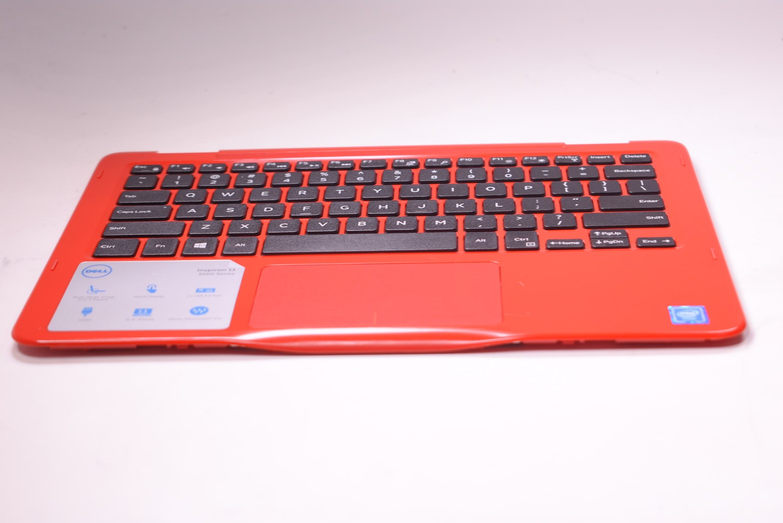 Compatible with 460.06Q0B Dell Palmrest Touchpad & Red Keyboard