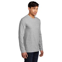 New District DT6200 Very Important Tee Long Sleeve T-Shirt S, M, L, XL Lt Gray