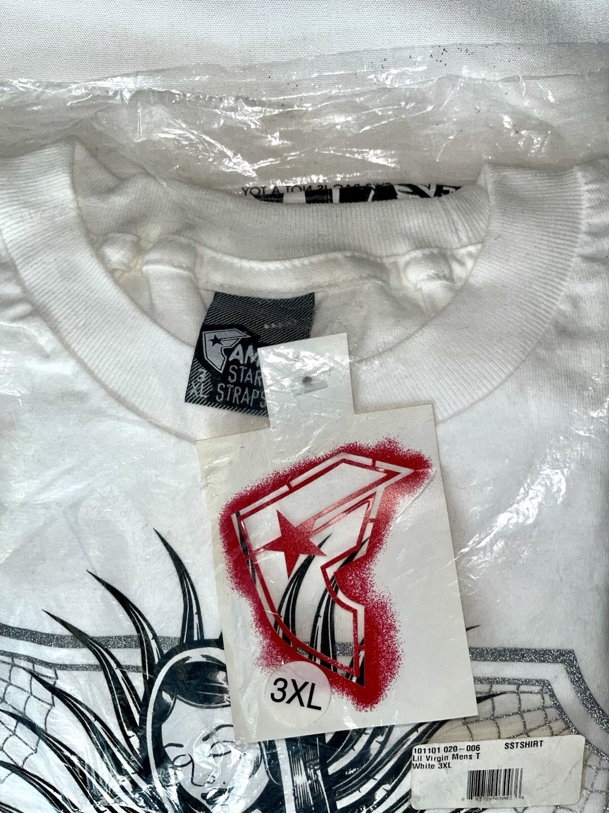 RARE Famous Stars And Straps OG Virgin Mary Shirt 3XL NWT Travis Barker Blink182 gallery