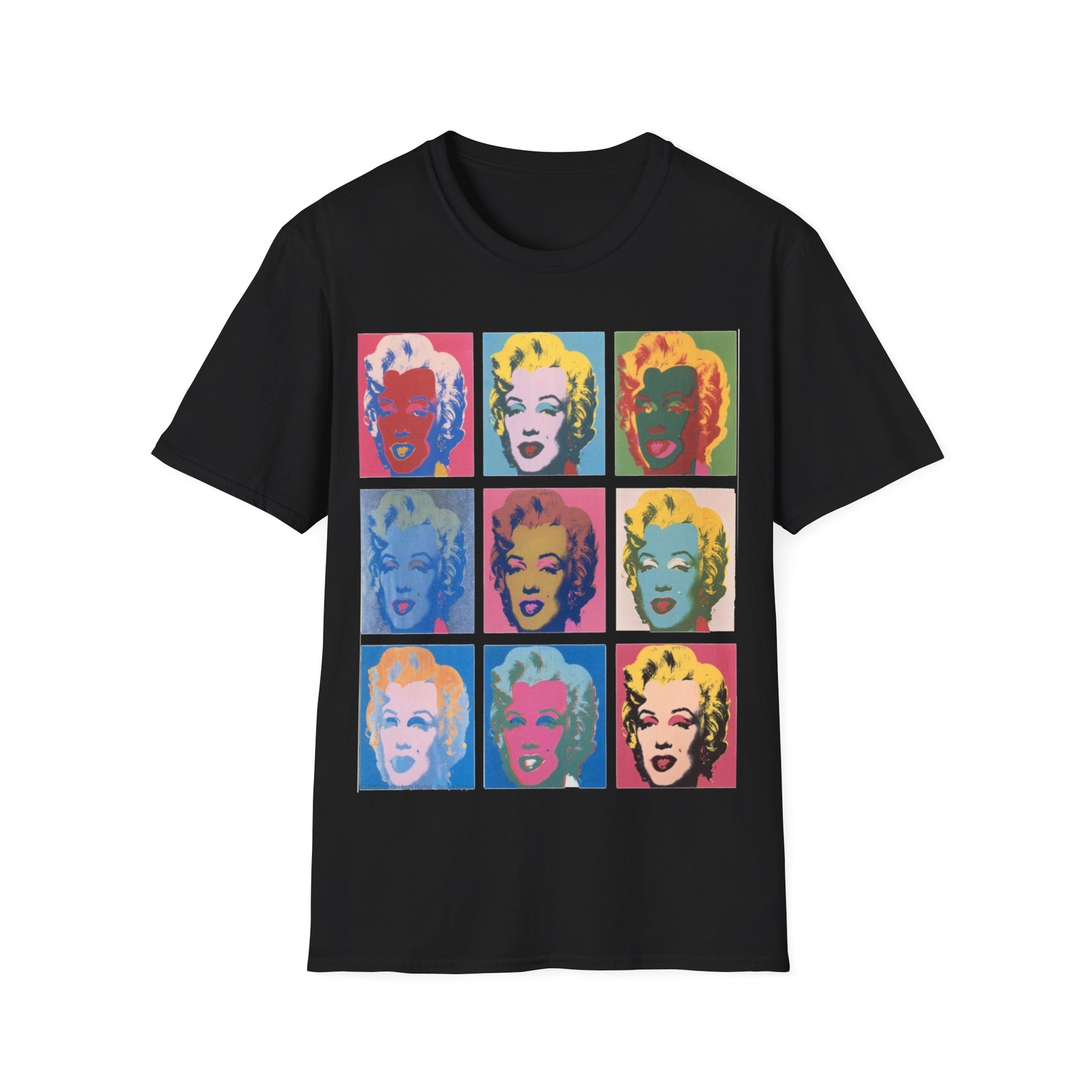 Marilyn Diptych Monroe Andy Warhol Pop Art Portrait Wallpaper Unisex T-Shirt gallery