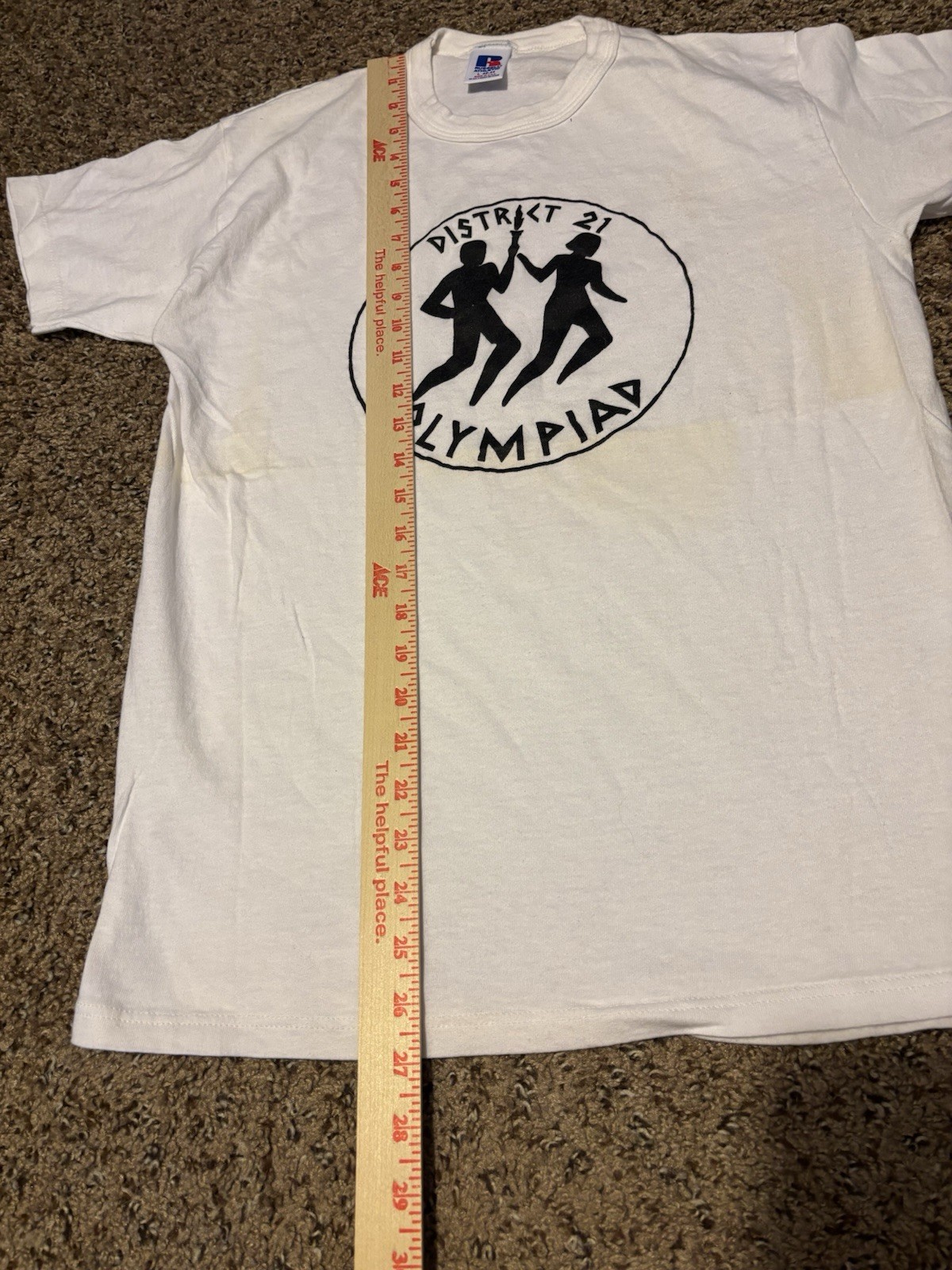 Vintage 90s District 21 Olympiad Tee Russell USA Single Stitch L gallery