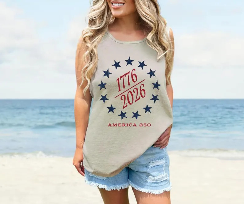 America Patriotic Tank Top