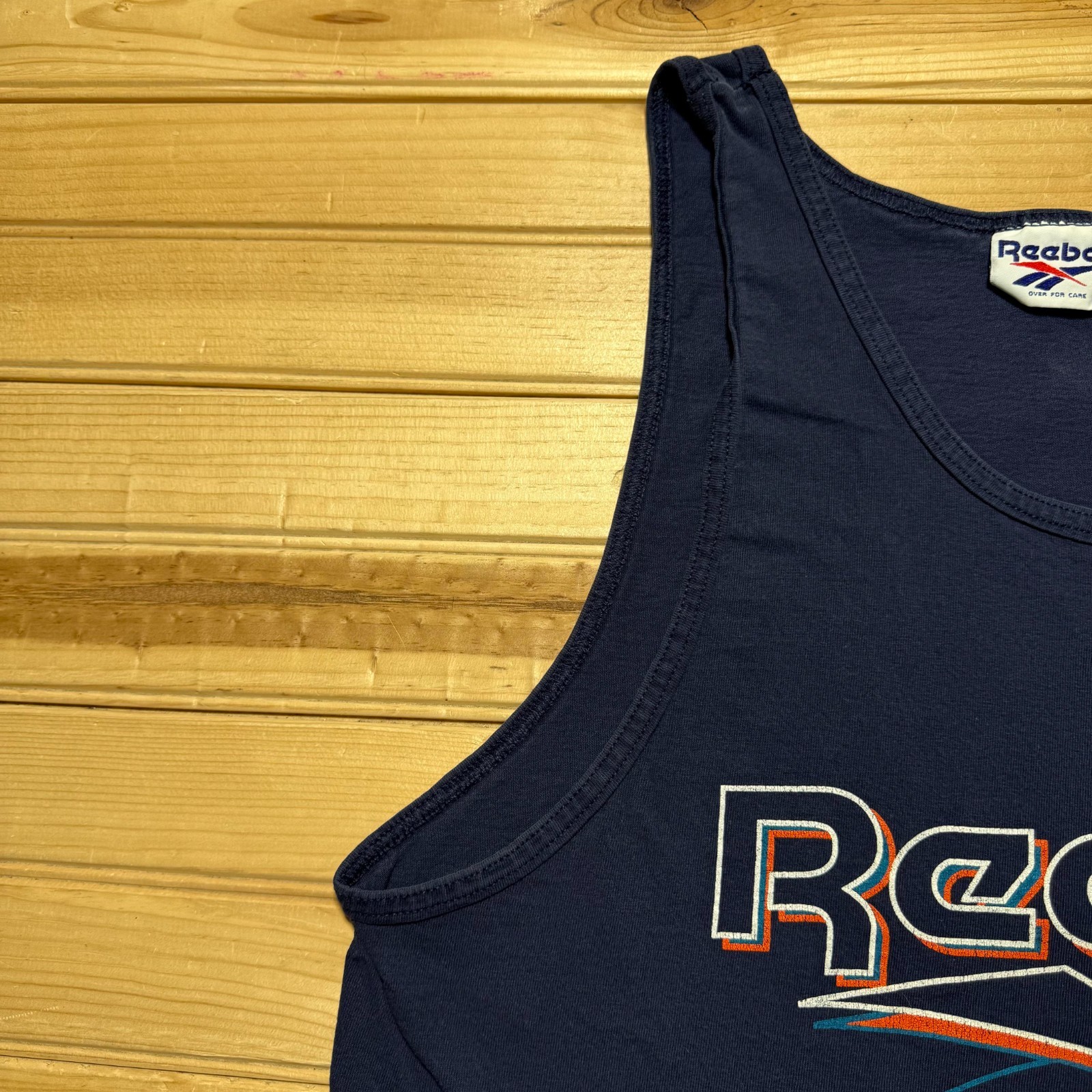 Vintage 90s Reebok Vector Logo Streetwear Graphic Tank Top Men's - Size Large gallery