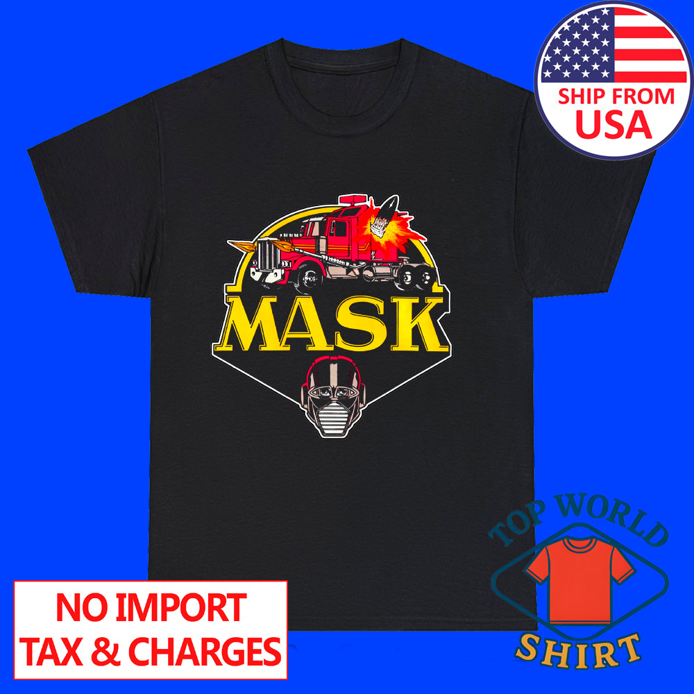 Mask Tv Series Retro 80s Men's Black Size S to 3XL gallery