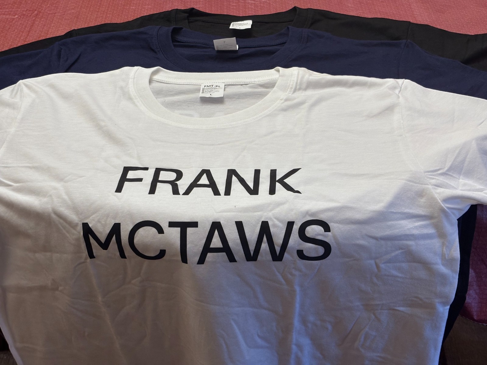 FRANK MCTAWS Unisex Short Sleeve Crew Neck Graphic Logo T-Shirt gallery
