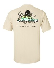 Salt Addiction Octopus Saltwater Fishing Short Sleeve T Shirt Ocean