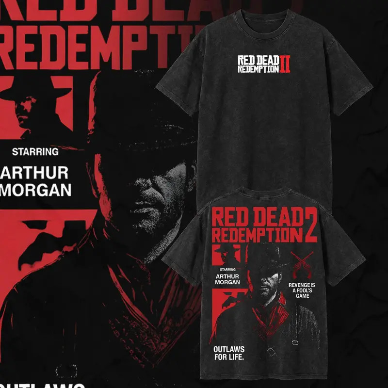 Arthur Morgan - Red Dead Redemption 2 V4 Graphic Tee Streetwear T-Shirt gallery