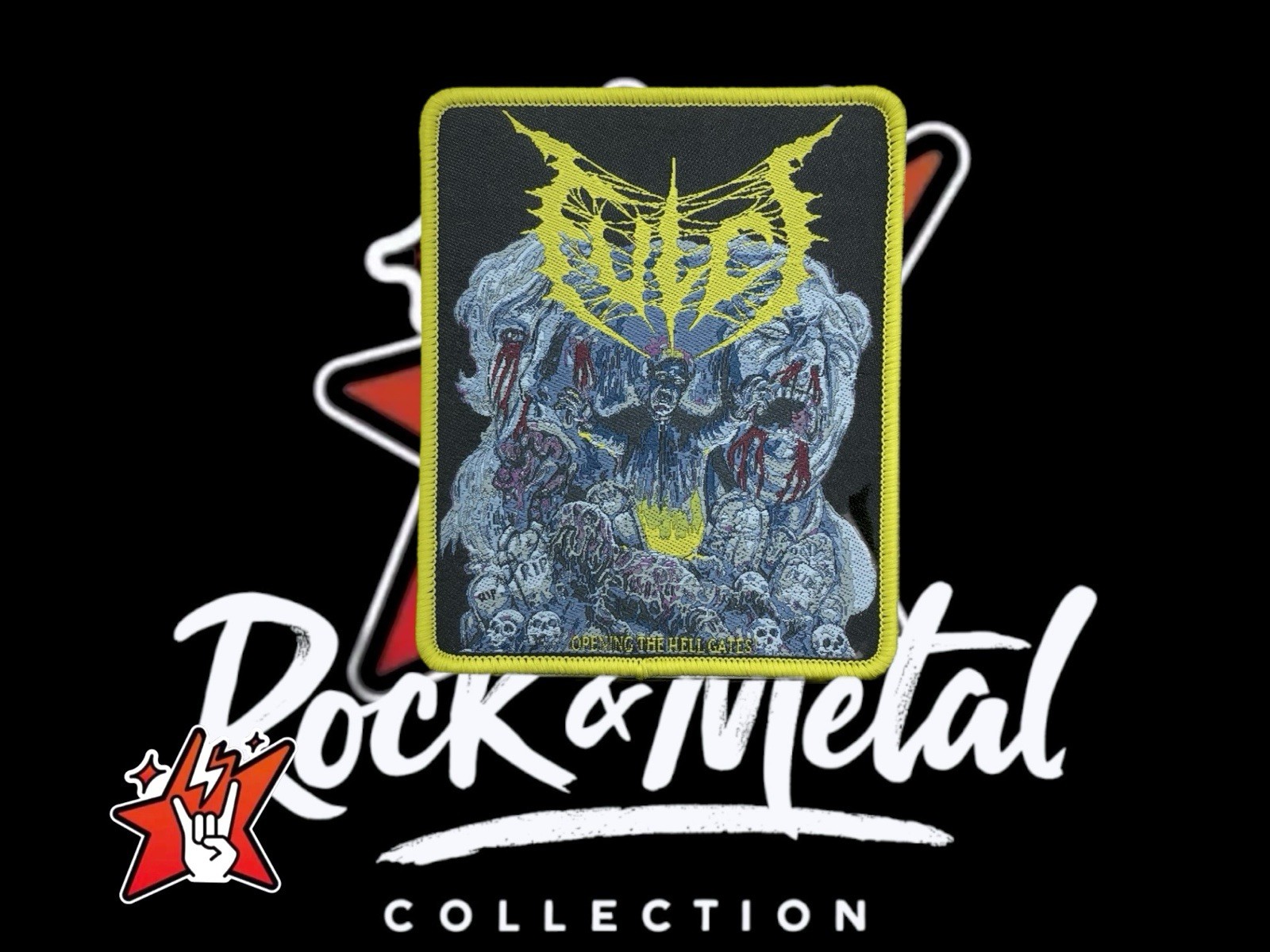 Fulci Official Exclusive Woven Patch Bolthower Death Entombed Obituary gallery