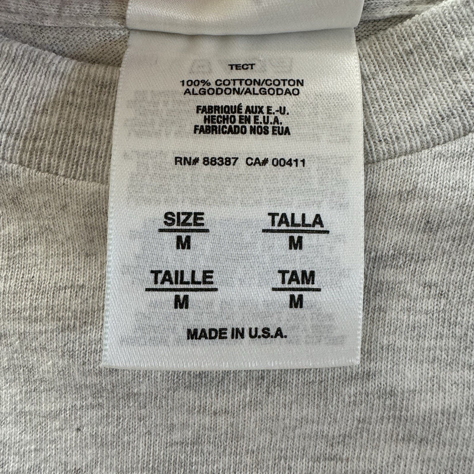 Adidas Vintage 2000's Boys Teens Medium T-Shirt Gray Grey LS Adidas Graphic gallery