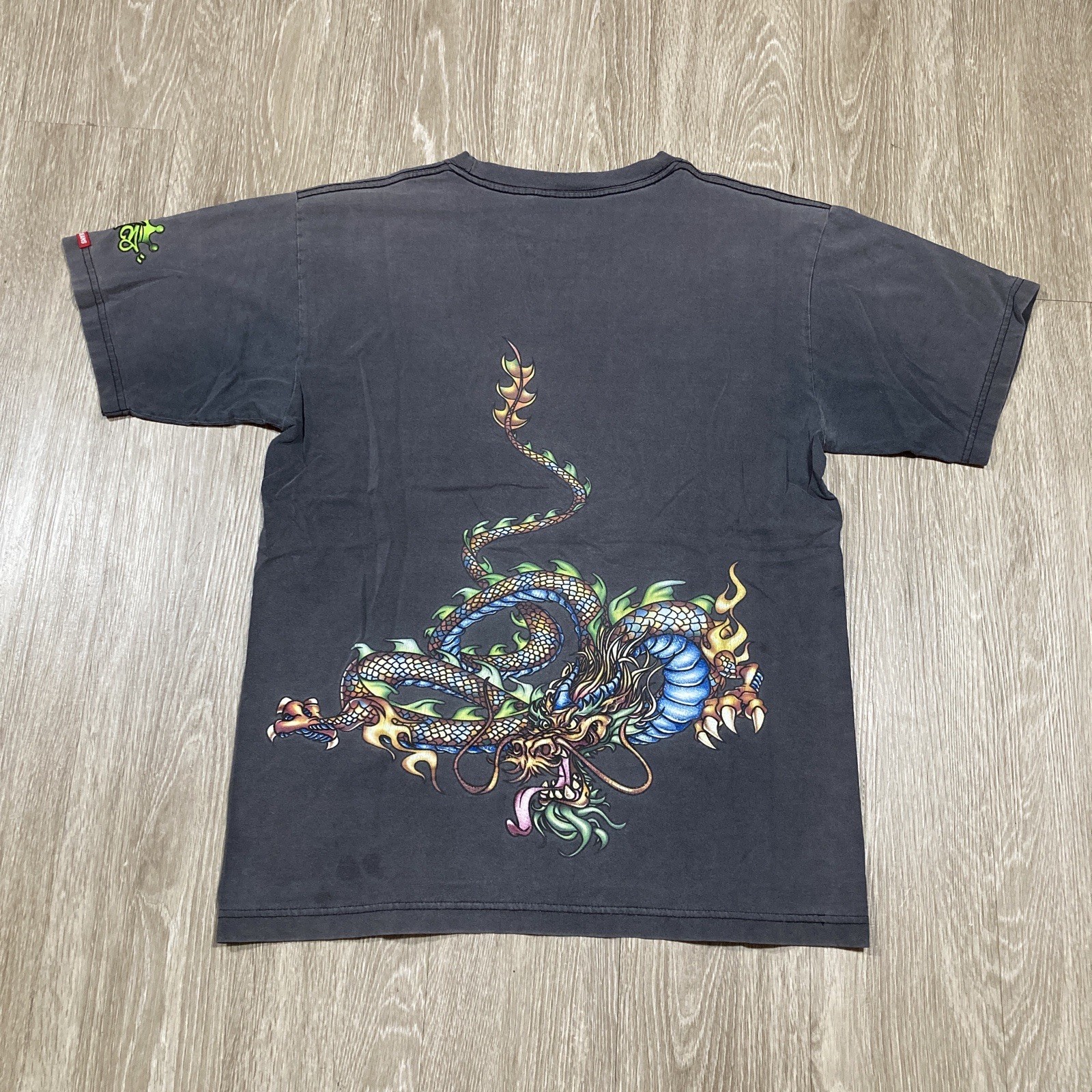 JNCO Shirt L 90s 00s Y2k Dragon Grunge Crown Logo Skater Skating Skate Tee gallery