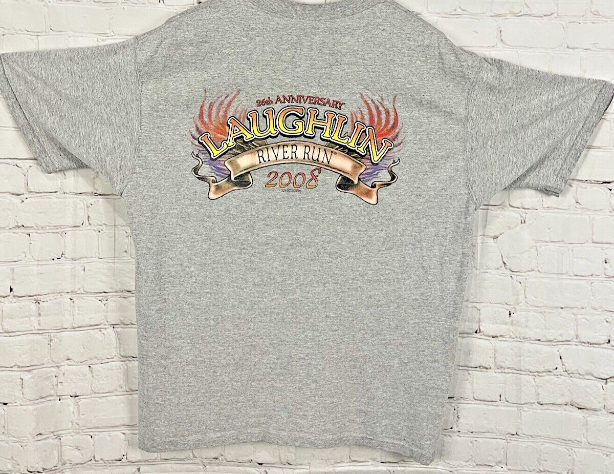 Vintage 2008 26th Anniversary Laughlin River Run T-Shirt Men’s XL