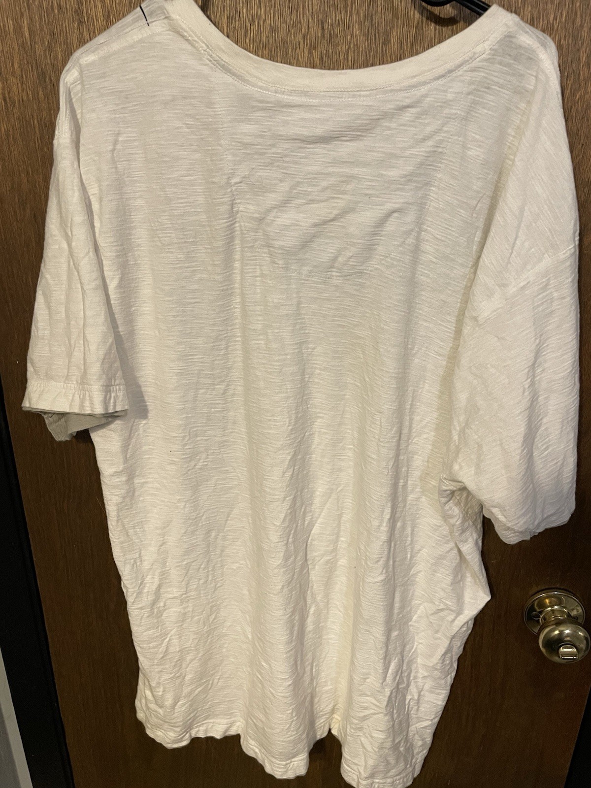 Quilted Giraffe Mens 3X White Graphic Eagle V Neck T Shirt Distressed Print gallery
