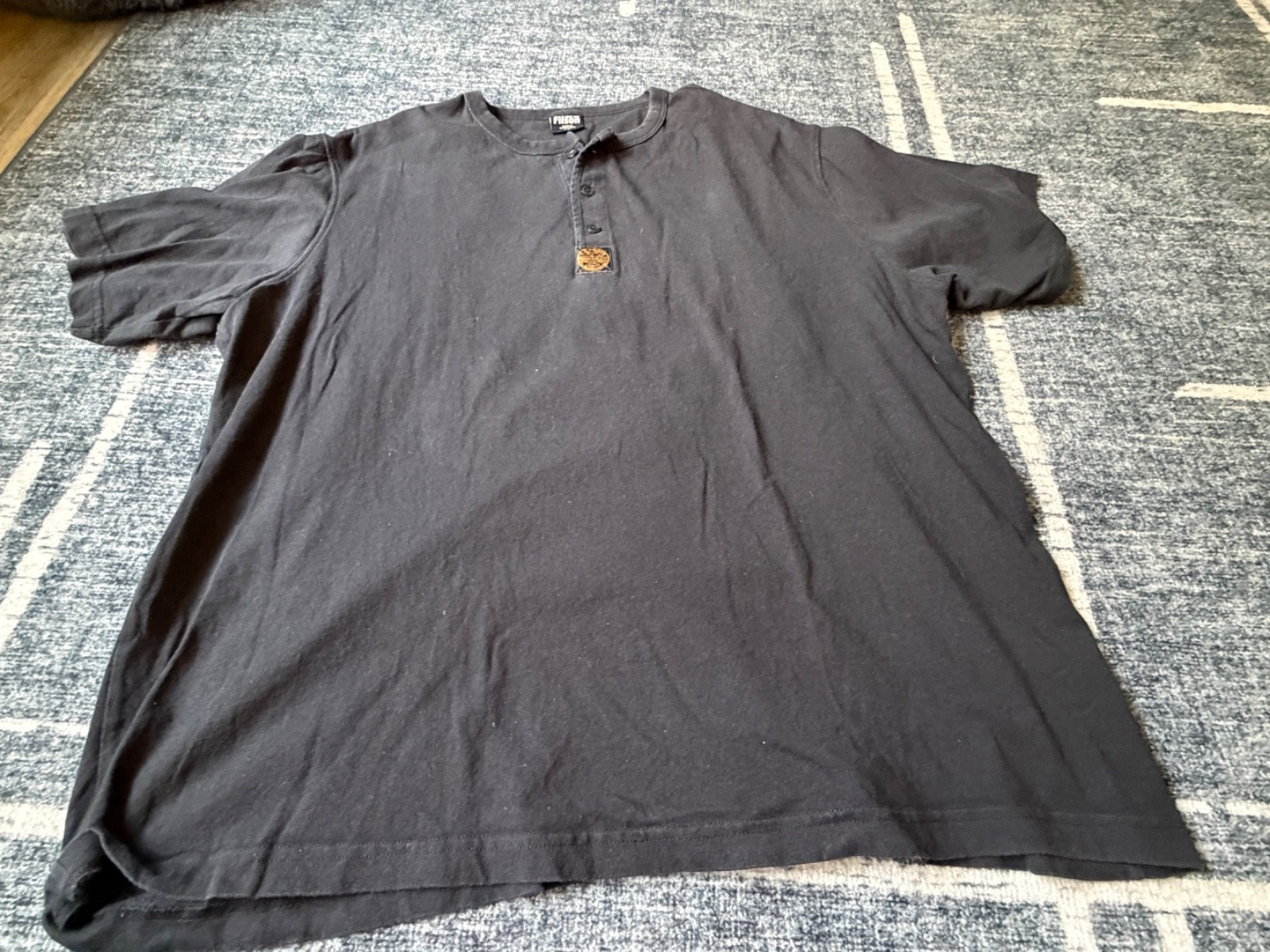 FILSON BLACK FRONTIER HENLEY SHIRT PULLOVER TOP SIZE XXL gallery